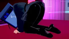 Hentai TV: Spielzeit auf der Toilette einer Frau im Liebeshotel